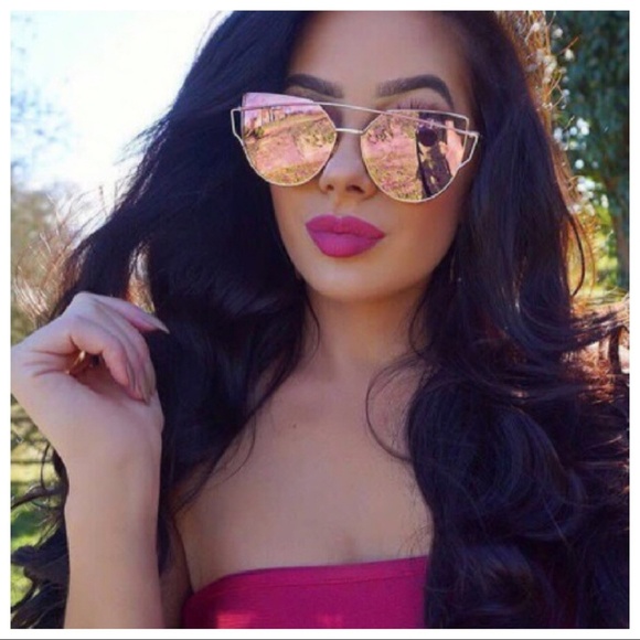 Mirror Cat Eye Sunglasses NWOT - Picture 7 of 12